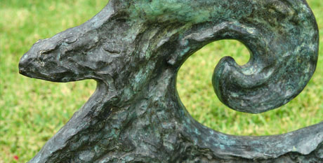 BRONZE ART GALLERY - BRONZE POOL SCULPTURES AND STATUES LET IT GO